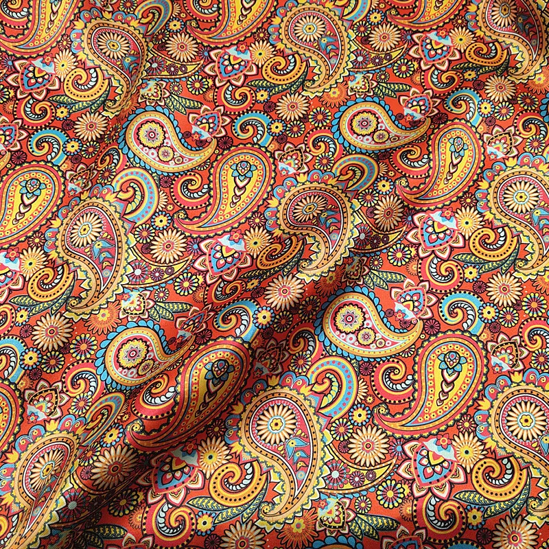 Custom Design Soft 100% Polyester Flower Wedding Bridal Digital Print Satin Fabrics For Dress