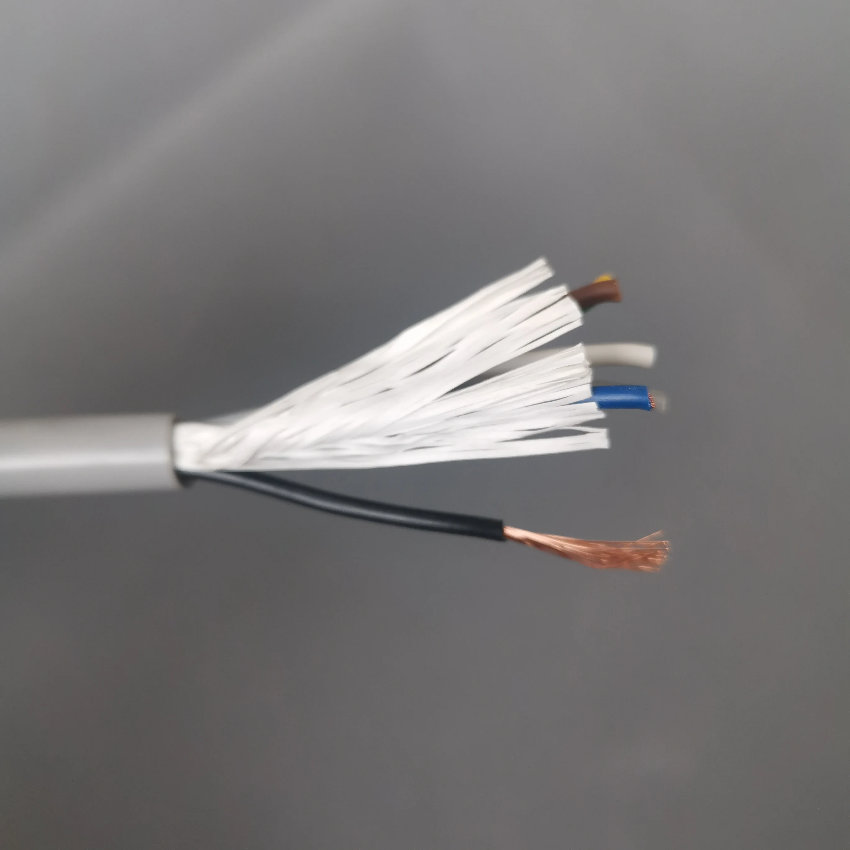 6x1mm2 liyy LIHH LIYCY ПВХ изолированный гибкий Цепной кабель медный многожильный провод гибкие кабели