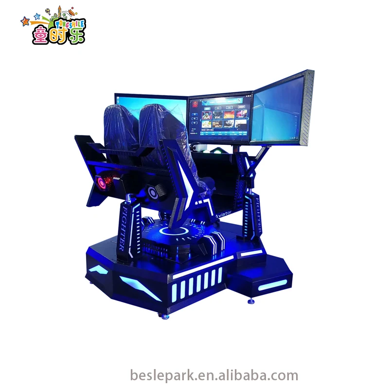 Besirui 2024 Real experience F1 driving three-screen three-axle racing simulator