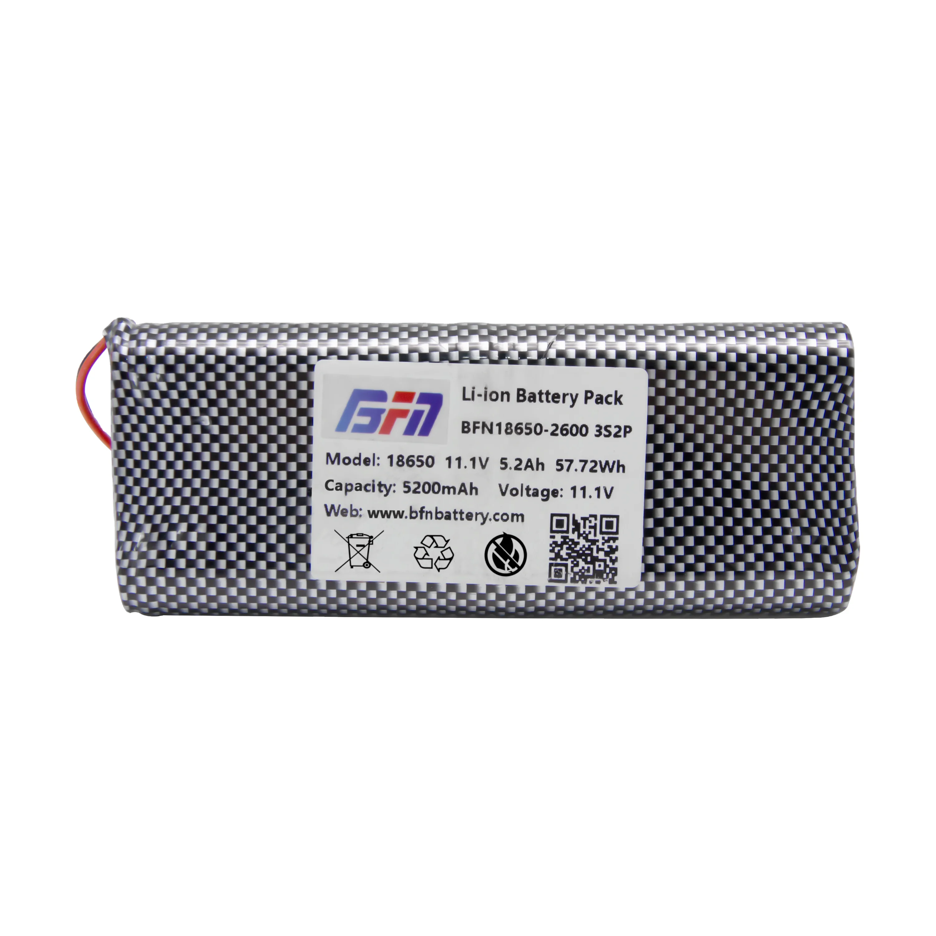 11.1V 2600mAh 18650 li-ion battery 3s1p li-ion battery pack 3.7V 7.4V 11.1V 14.8V rechargeable lithium ion battery