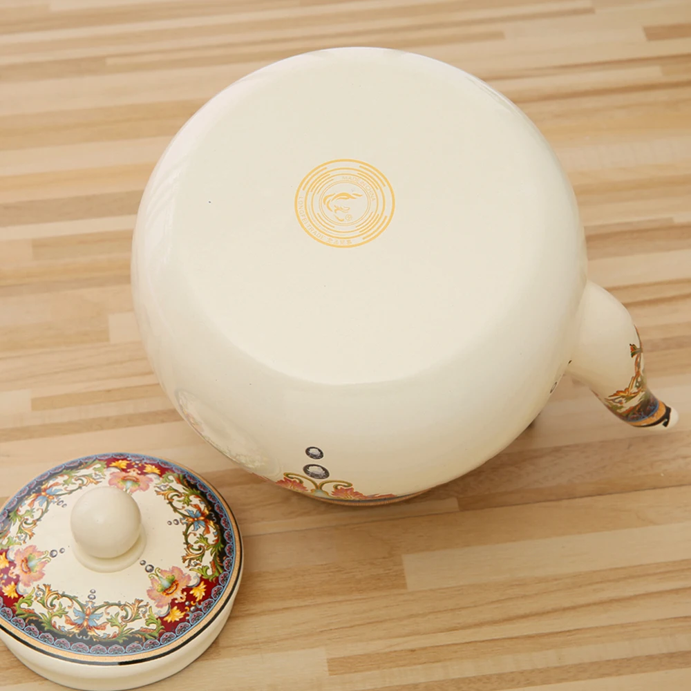 1.5L/2L/2.5L/3L/5L Stocks new style products  turkish enamel teapot water kettle enamel kettles