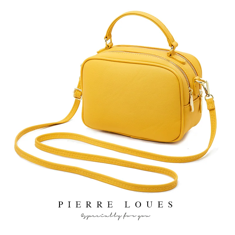 Pierre Loues Fashion Women Bags Handbag 2021 Classic Simple Style Hot Selling Ladies Shoulder Bag High Quality PU Cross-body Bag