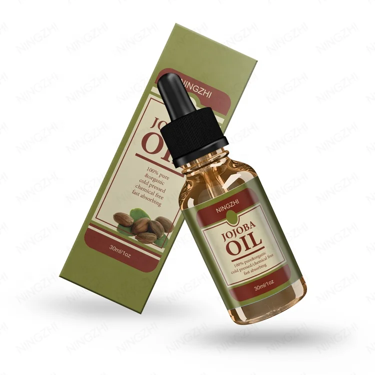 In stock high quality factory price body care face hair serum jojoba oil for
