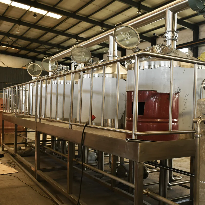 1000L 2000L Mash Tun Lauter Tun Boiling Kettle Whirlpool Tun 4 vessels Brewhouse System