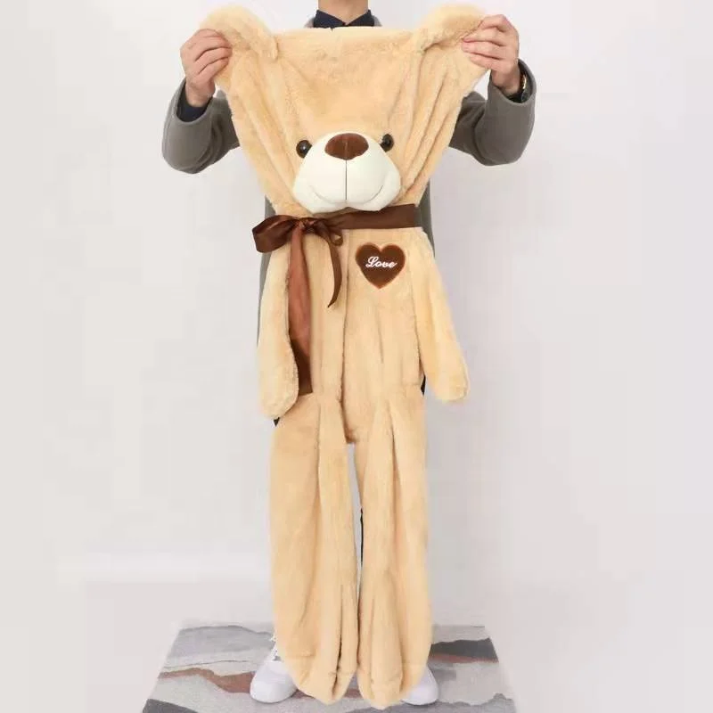 6 Colors 40-250cm Giant Teddy Skin Plush Toy Soft Bear Coat Empty Baby Sleeping Pillow Kids Doll Children Gifts
