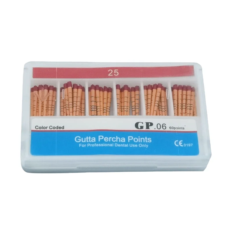 Dental Factory Price Dental Gutta Percha Points /Absorbent Paper Points Dental GP and PP Endodontic Gutta Percha Points
