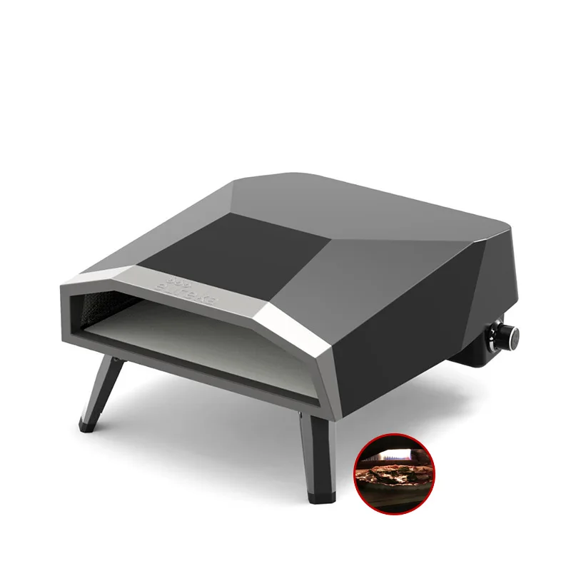 Портативная газовая печь для пиццы с камнем