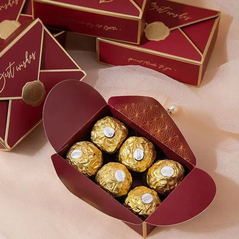 Easy Assemble Cardboard Paper Boxes for Wedding Present Bridesmaid Proposal Box Birthday Gifts Party Favor