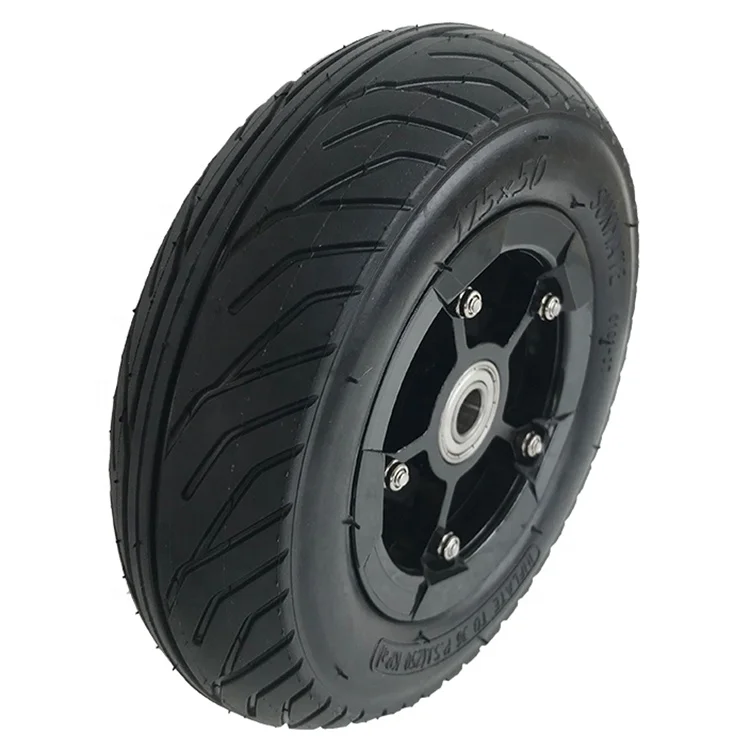 150MM Scooter Inflation Wheel With Aluminium Alloy Spoke plastic Rim 6 Inch Pneumatic Street Tyre