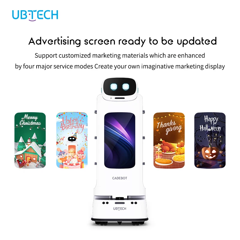 Intelligent humanoid hospitality robot recepcionistas serveur robot android food service robot waiter for restaurant