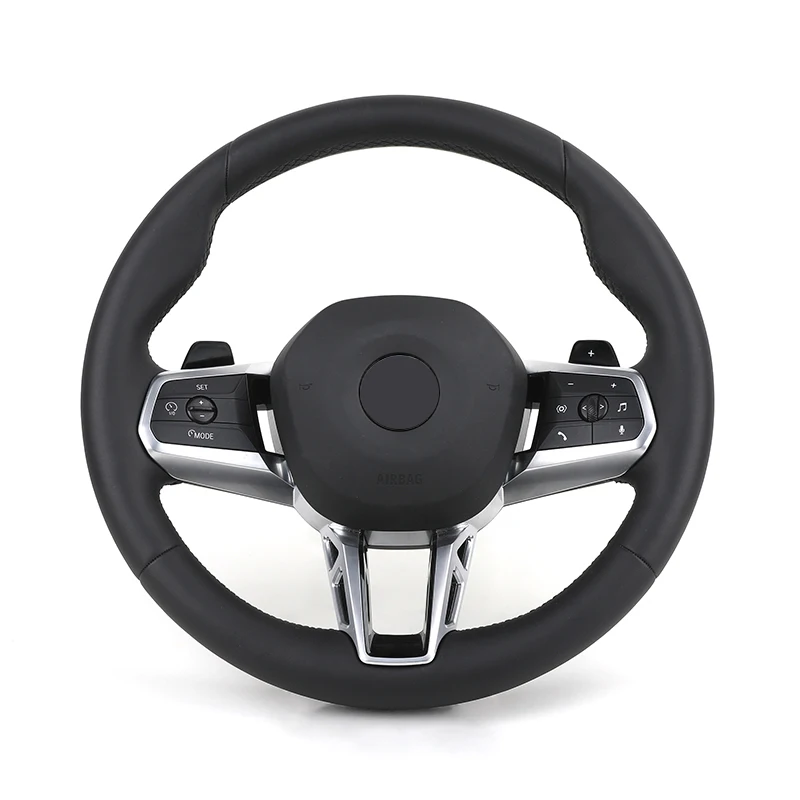 Модерненное кожаное Спортивное Рулевое Колесо Direksiyon Volant M для BMW G20 G30 F30 F10 F32 F20 F22 F80 X4 F26 M340i M3 M4 M5