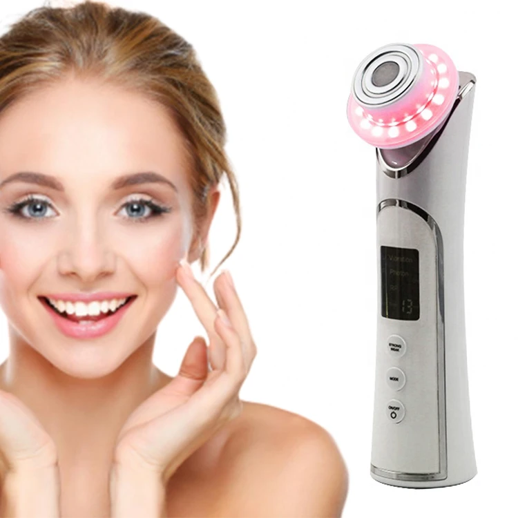 Персональное использование Private Label оптовая продажа LED Фотон терапия ручной РФ красота массаж устройства