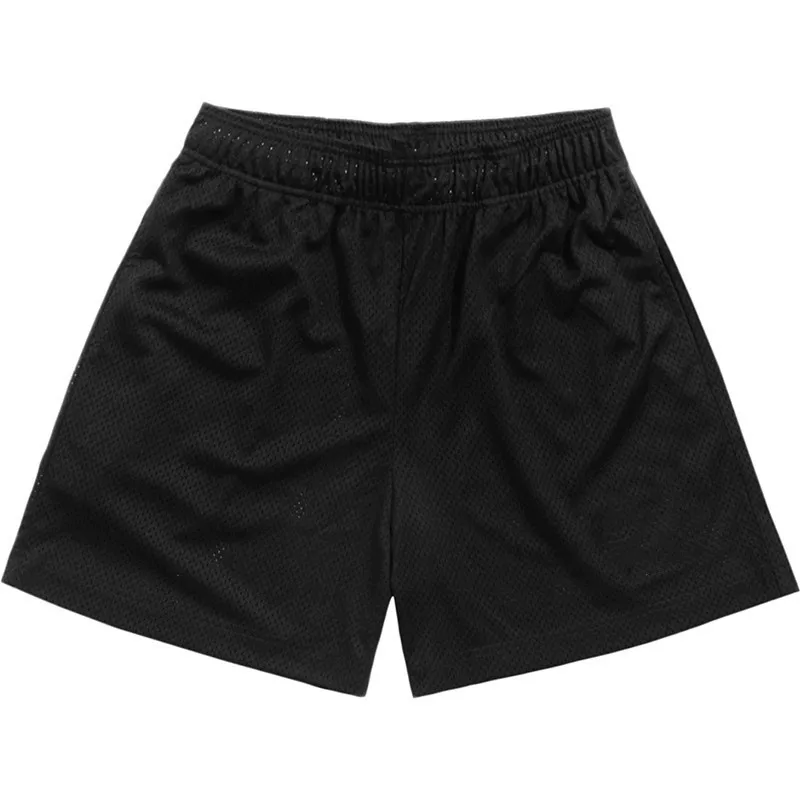 2022 High Quality Cropped Fit Polyester Mesh Basketball Shorts Cotton Shorts Sport Jogger Hem Pockets Summer EE Basic Men Shorts