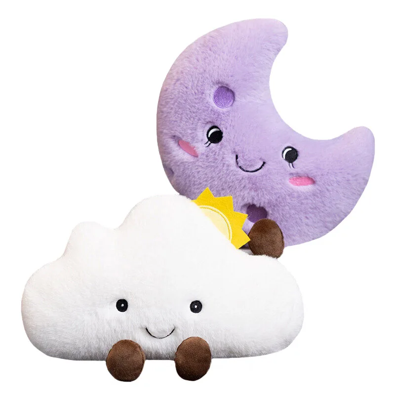 Cross border Star series Sun star Moon Cloud Throw pillow plush toy soft doll pillow home decoration pillow sofa decoration