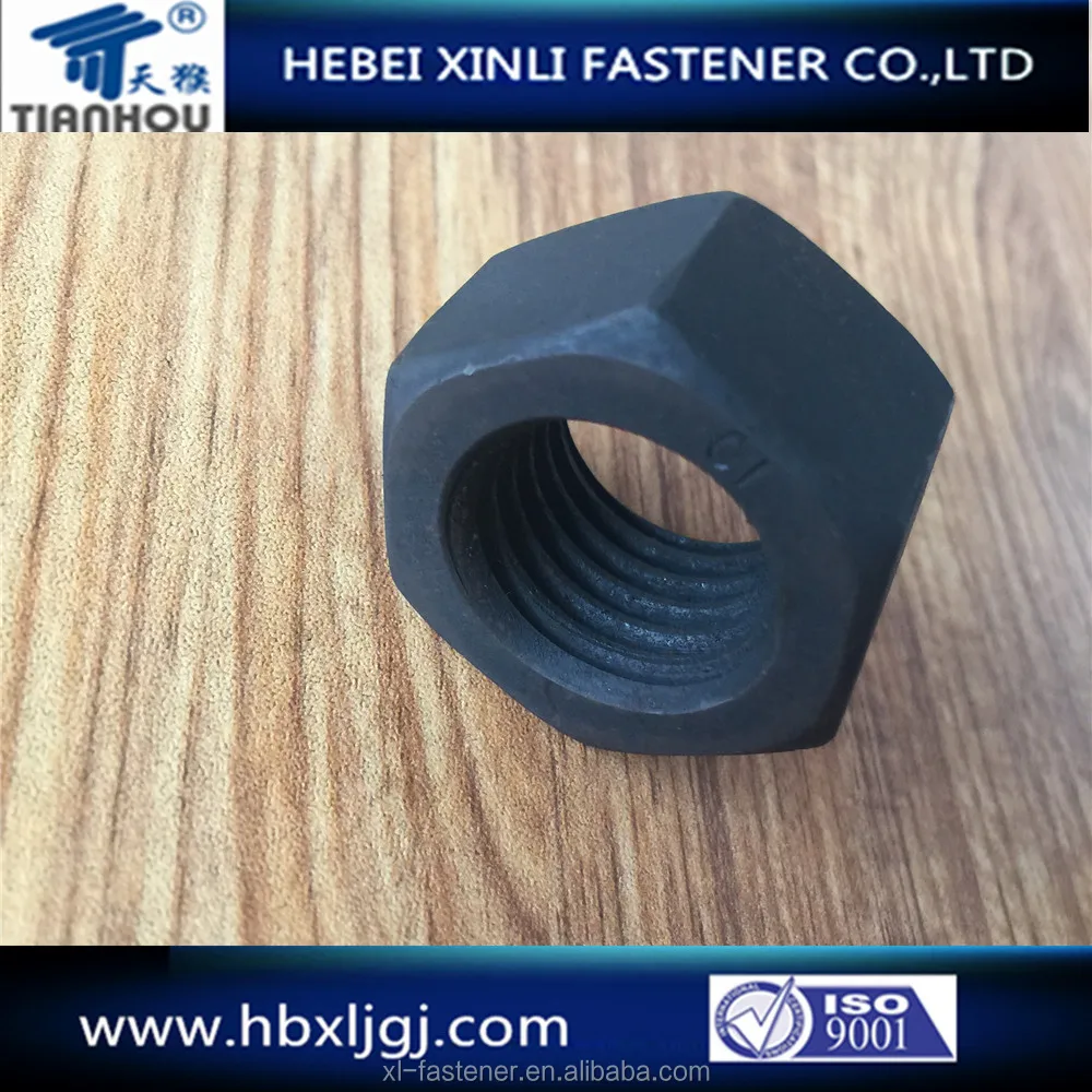 Source Manufacturer DIN934 Hex Nut Grade 8 High Tensile Carbon Steel M24 Metric DIN934