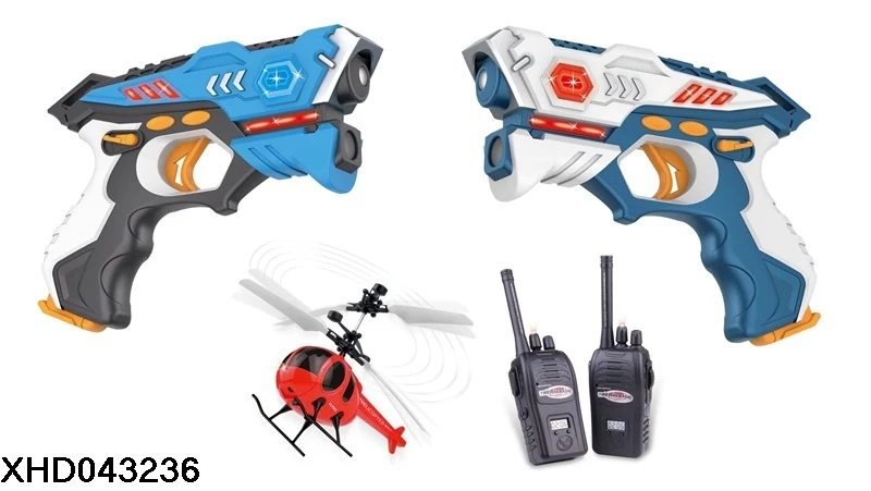 Minetoys Battle Short Laser Game Gun Set Laser Tag Gun Toy with Vest Toys Guns