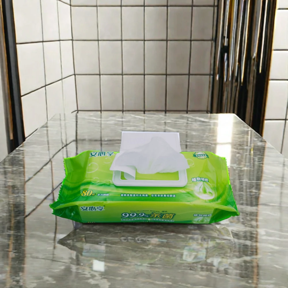 Newly designed disposable spunlaced non-woven baby wipes, high quality baby hand and mouth wipes