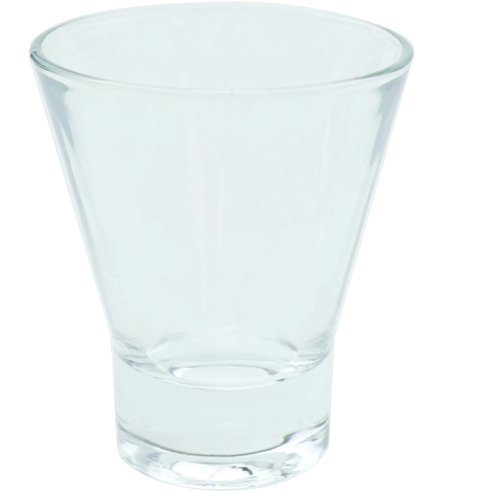 8oz Machine made Wide Mouth Stemless Martini Glass