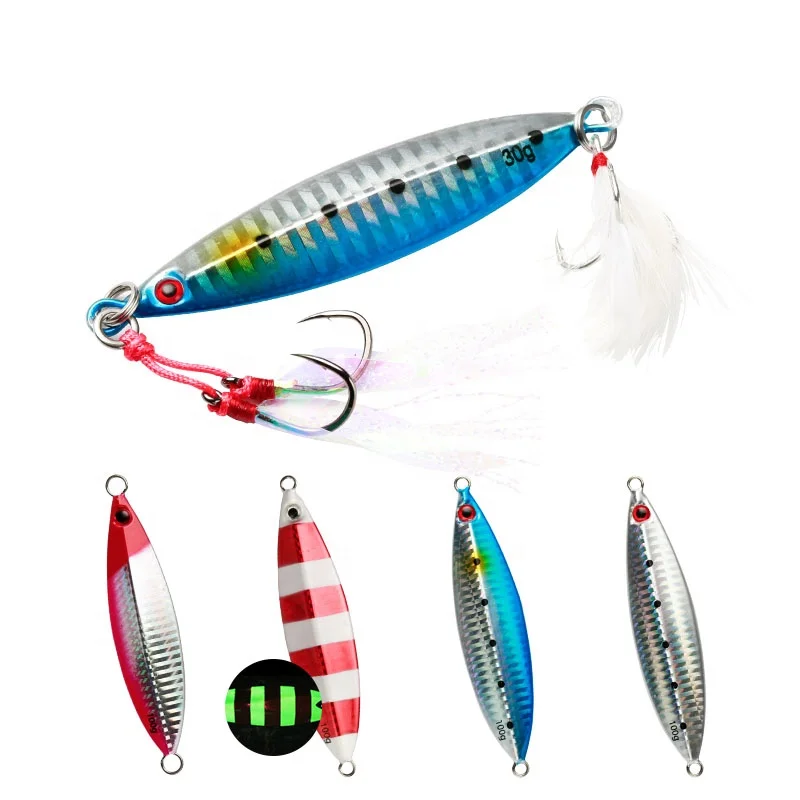 XINA 60g seafloor swim bait sinking ultra light jig lure fishing lures for bonito yellowtail