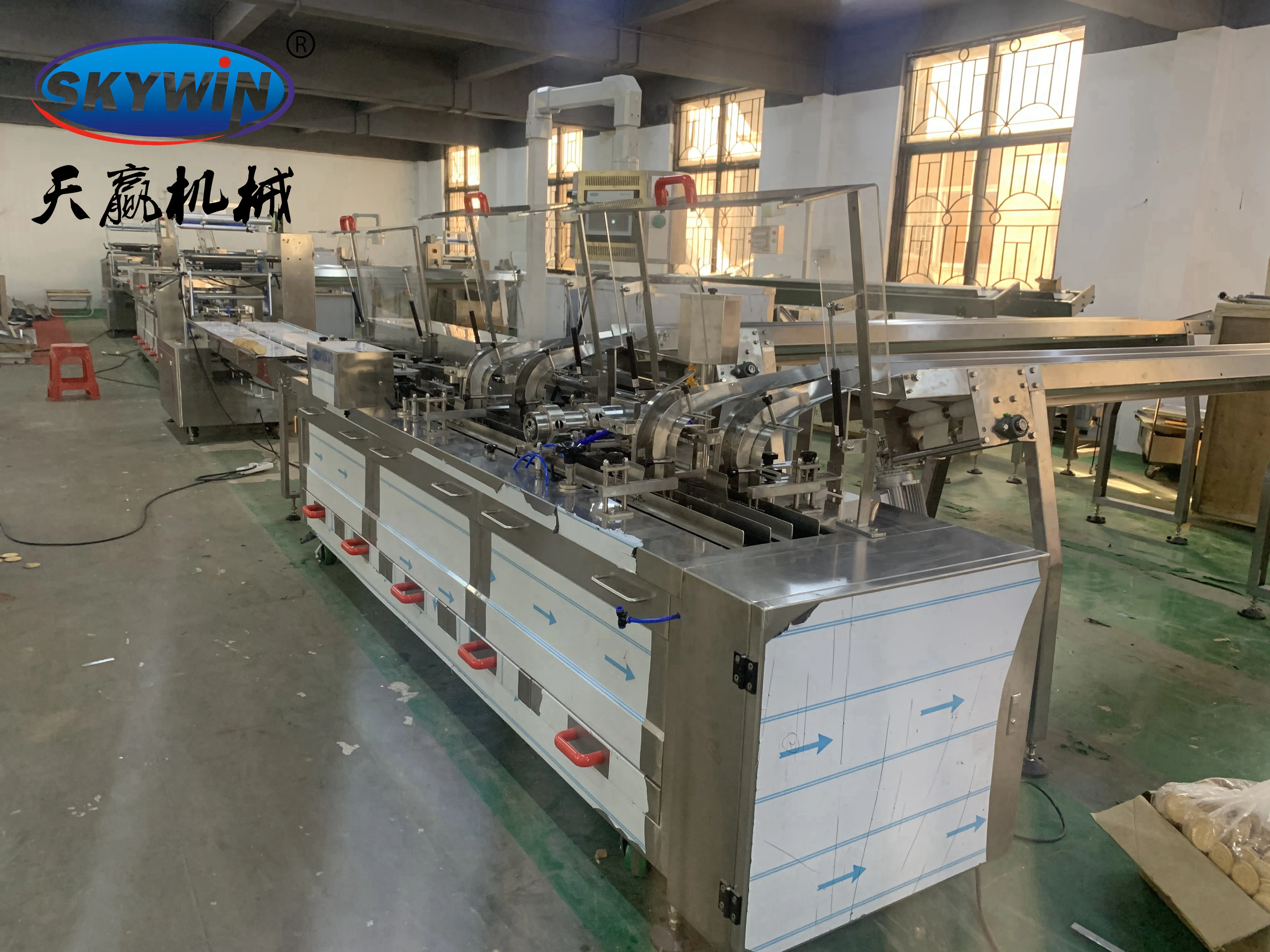 Automatic Ice Cream Sandwich Biscuit Cookie Making Machine Bakery Equipment Factory