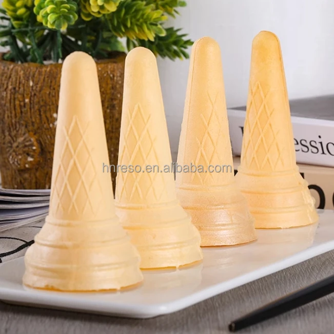 Commercial sugar manual wafer bake ice cream mold maker machine mini waffle cone machine