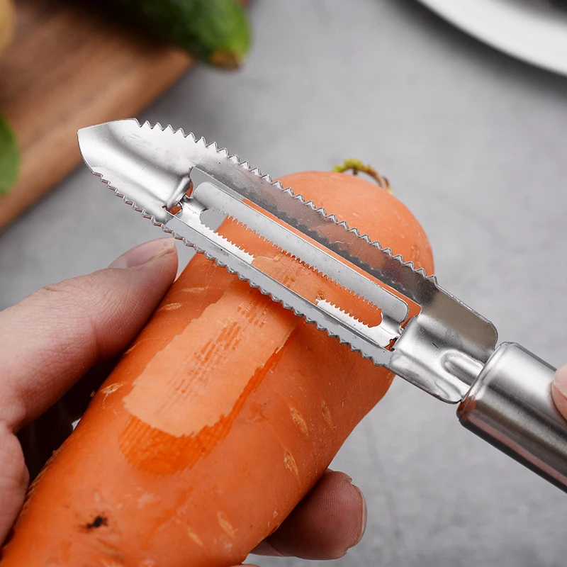 Kitchen tools stainless steel fish scale planer scaler fruit and vegetable peeler peeler peeler melon and fruit planer