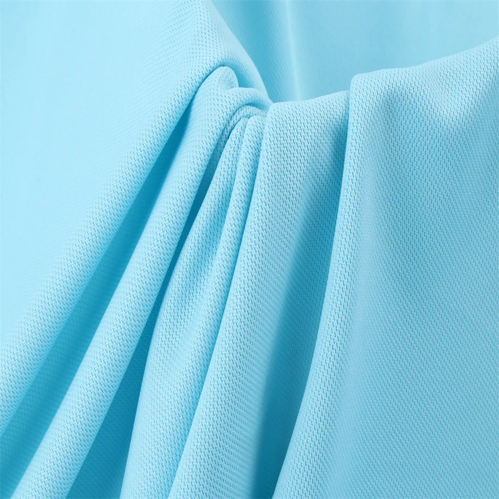 J077 Sample Order DAHONG Fabrics T Shirt Manufacturer Soft Mesh Sweat Shirt Fabric Good Price Sports Wear Fabric