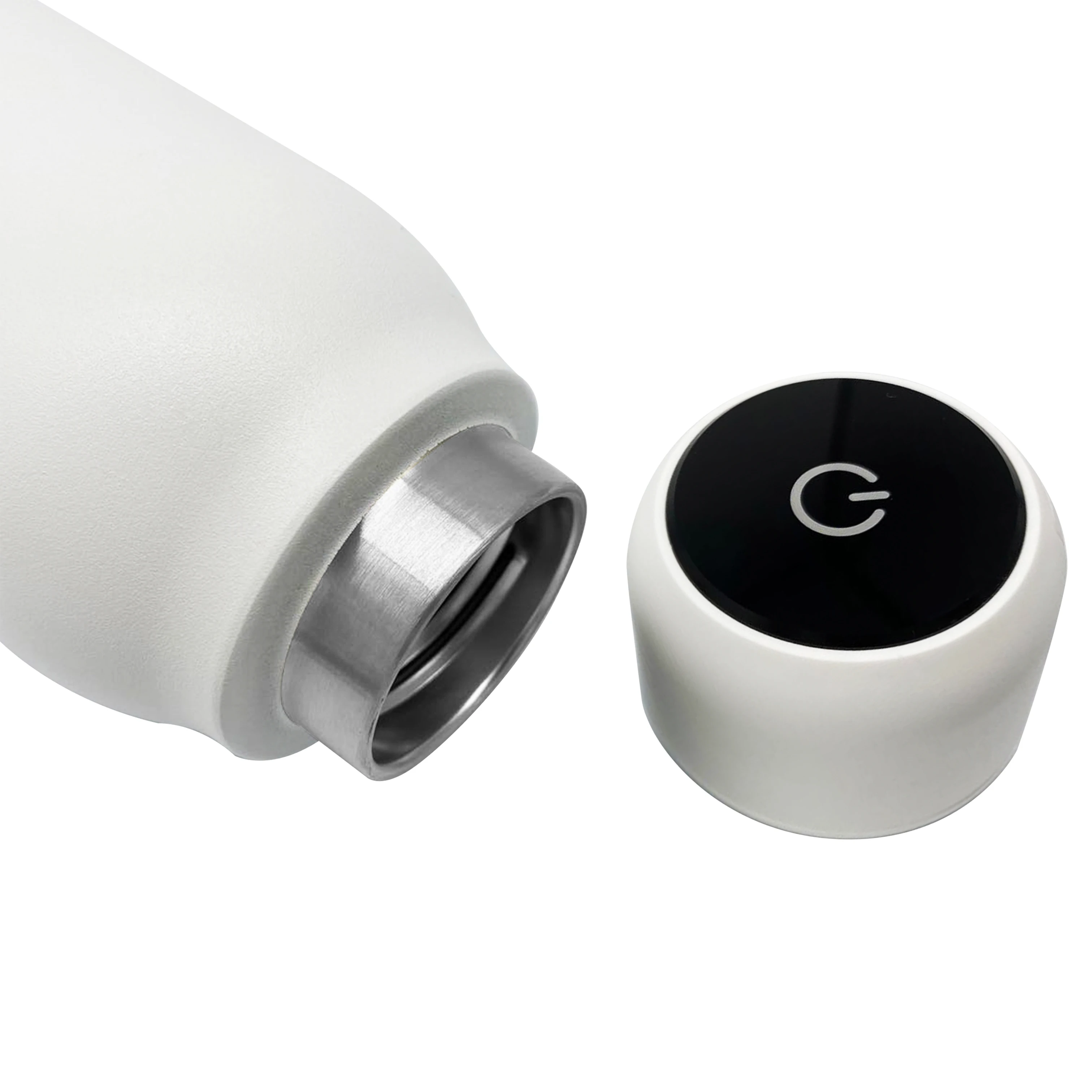 Free shipping stainless uv water purifier and self cleaning water bottle rechargeable with smart screen