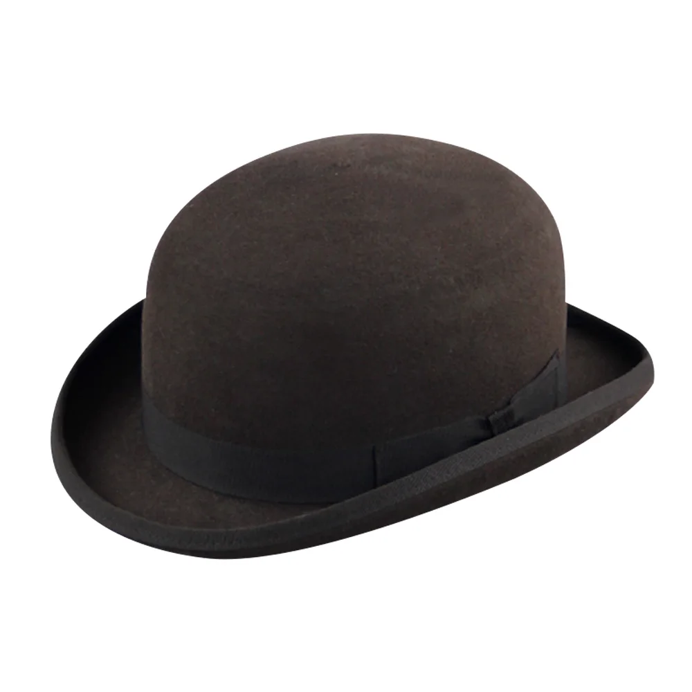 LiHua Wholesale Price Round Top Bowler hats Men Custom Bowler Hats Hard Hat