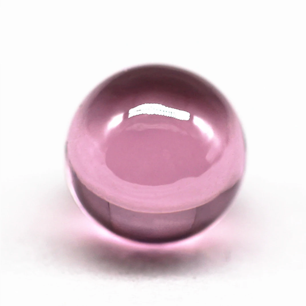 4 6 8 10 12mm VVS Diamond Synthetic Loose Gemstones Good Polishing Cubic Zirconia Round Beads CZ Stones With Hole for Bracelet