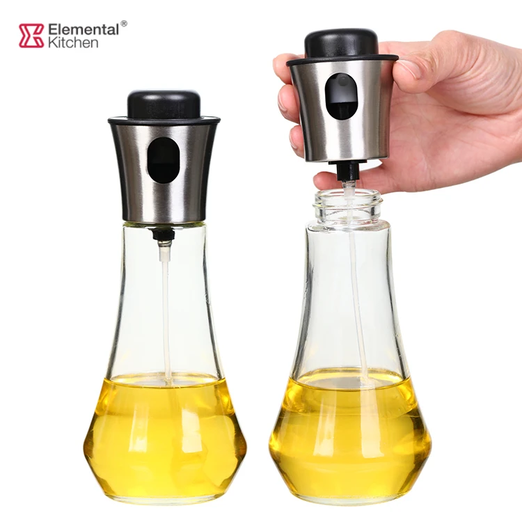 250ml Sized Oil &amp Vinegar Dispenser With Lid Olive Oil Bottle With Measuring Bottle Oil Dispenser Kitchen
