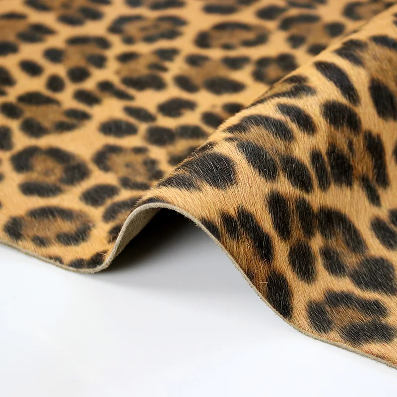 Hot selling,Wholesale cowhide leather , High Quality Leopard Printed Genuine Leather For Shoe and Belt