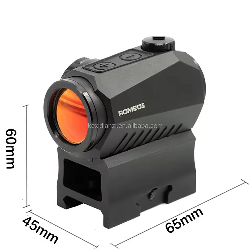 Factory wholesale tactical reflector R5 1X20mm Romeo 5 red dot sight with motion sensing 10 level illumination aluminum shell