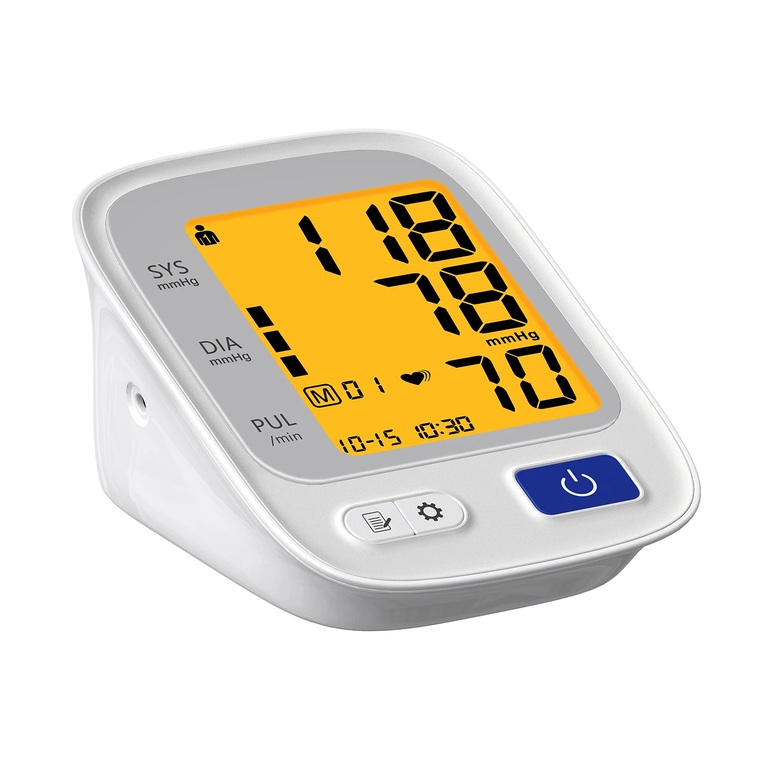 Digital Sphygmomanometer with Universal Cuff Upper Arm High Heart Rate Digital BP Cuff Machine Blood Pressure Machine