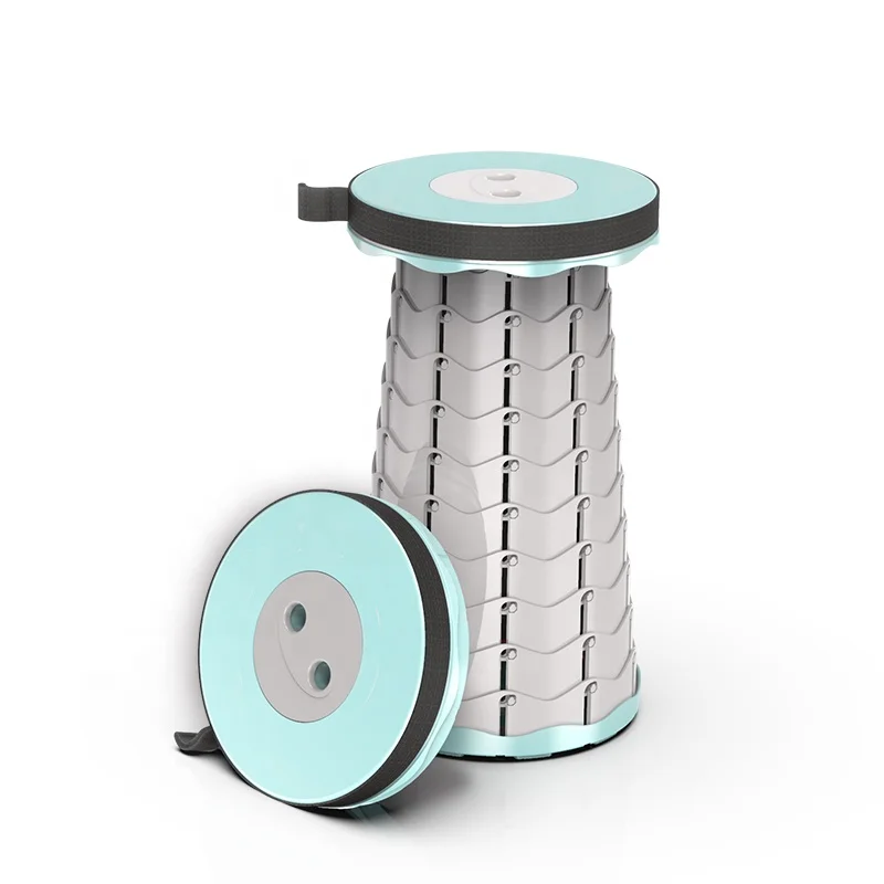 New style outdoor camping retractable telescopic folding stool beach chair foldable for fishing and beach