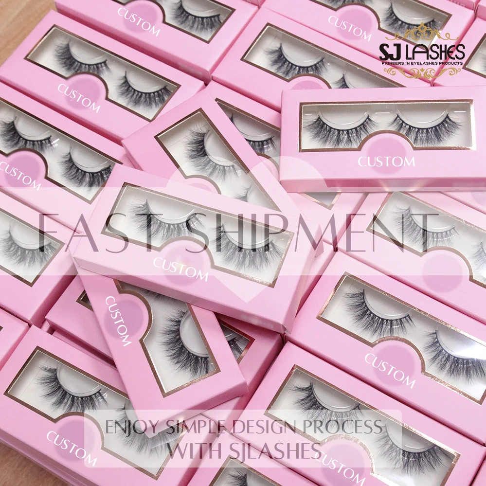 Handmade 100% 3d mink eyelashes fake lashes custom eyelash fast ship NME   OY