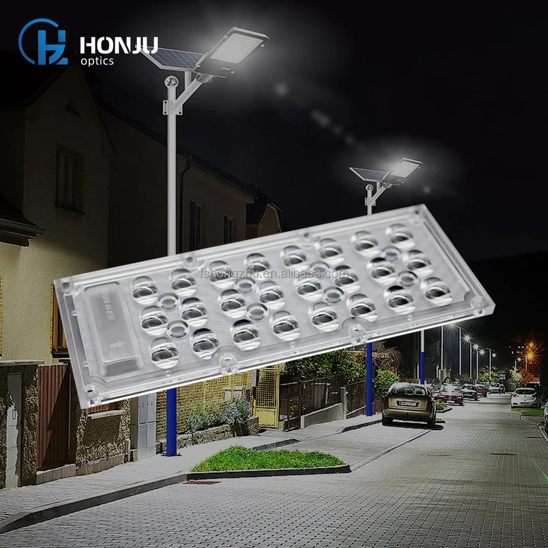 HONJU T2M degree LED Outdoor lighting lens Fresnel LED plastic PC optical flood light lens