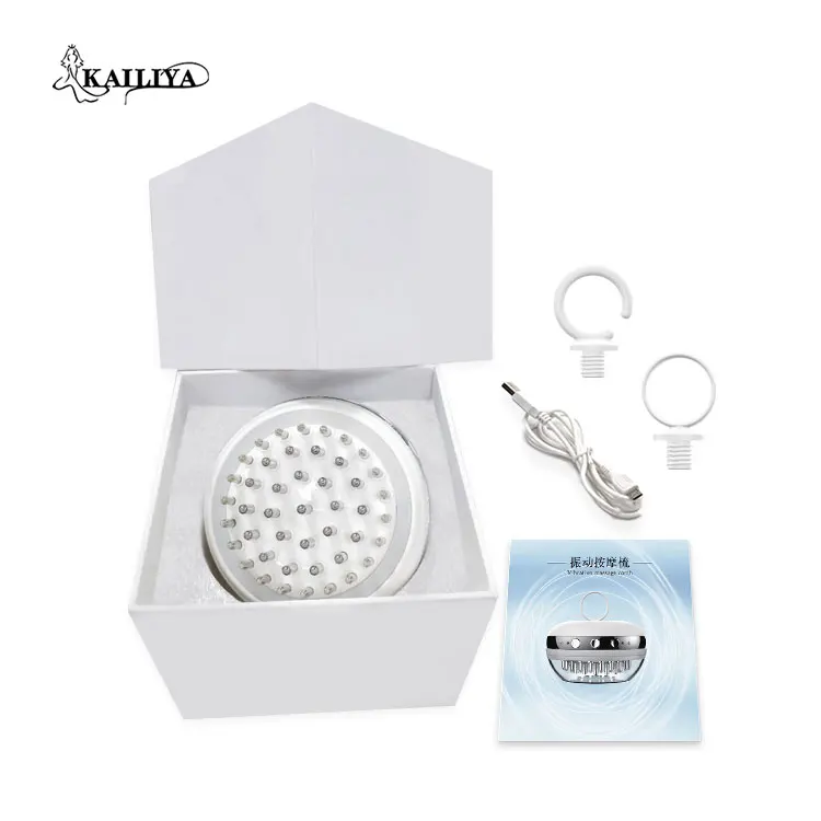 Original Factory Scalp Treatment Healthy Hair LED Hair Brush Comb For Hair Care