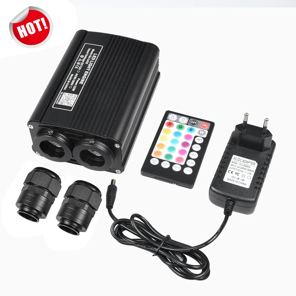 Управление через приложение по Bluetooth для смартфона 32 Вт RGBW светодиодный волоконно-оптический светильник драйвер двигателя с пультом дистанционного управления на 28 клавиш потолочного освещения