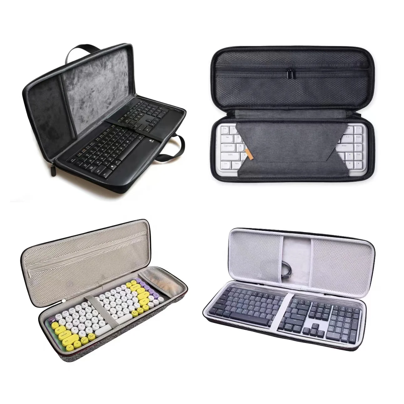 Custom Size EVA Electronic Computer Musical Wireless Leather Keyboard Bag Packaging Box Mechanical Felt Keyboard Flight Case
