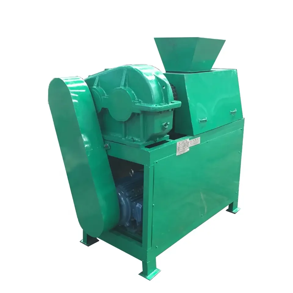 twin roller feed granulator mill/organic fertilizer making machine/fertilizer pellet equipment