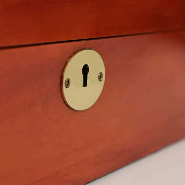 Wholesale High End Wooden Veneer Watch Packaging Box 2 slots Watch gift wooden box