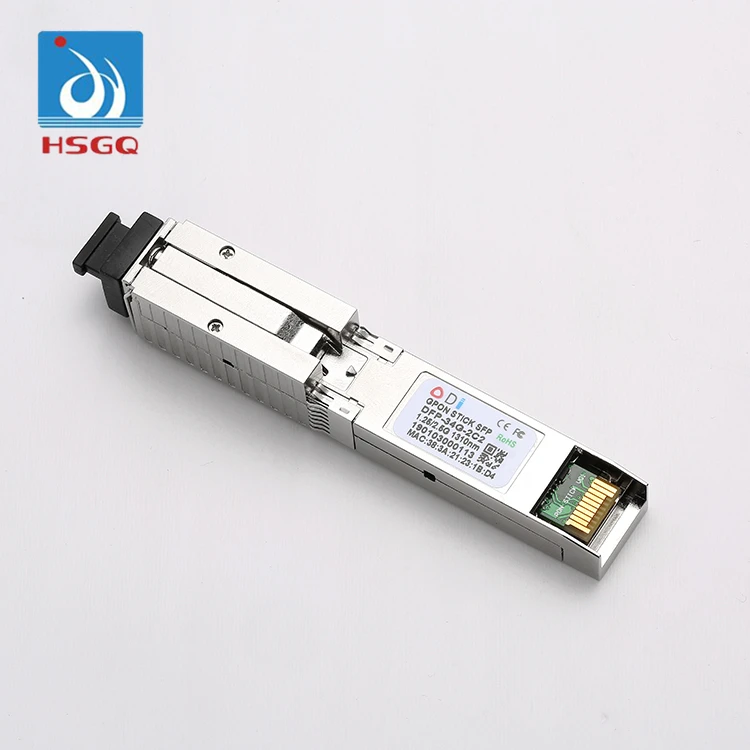 GPON ONU Stick SFP с функцией MAC однонаправленное волокно двунаправленная связь данных Асимметричный TX1244/RX2488 Мбит/с