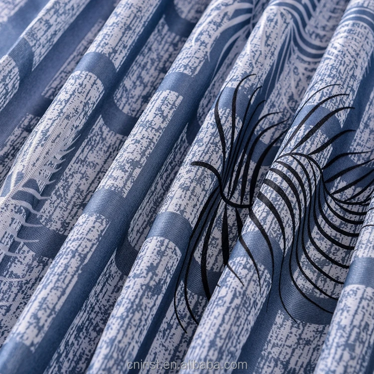 Tricot Fabric 100polyester Recycling Mattress Fabric Printed Knitting Mattress Fabric