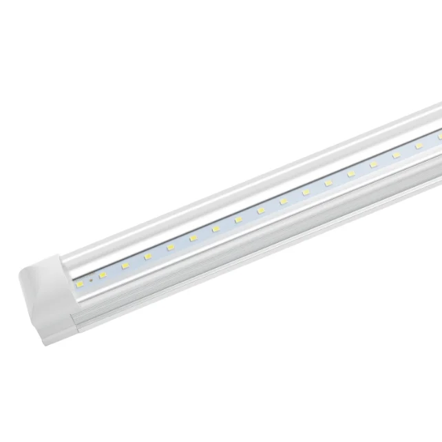 high quality t8 led tube lights integrated 2ft 3ft 4ft 5ft 1200mm 1500mm 18w 24w smd2835 milky/clear cover t8 integrated lights