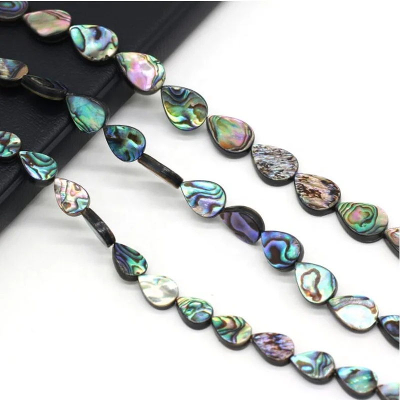 Natural Water Drop Abalone Shell Beads Fashion Shell Jewelry Pendant  DIY Jewelry Accessories