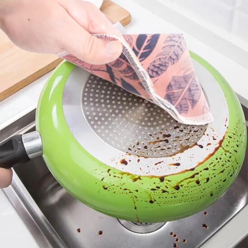 Popular Hot Washable Eco Friendly Cleaning Unpaper Dish Customize Cotton Kitchen Towels