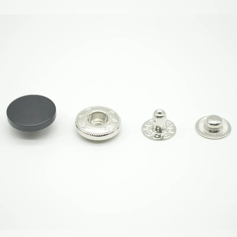 Clothes metal snap fastener flat color spray paint button coat down clothing accessories buttons