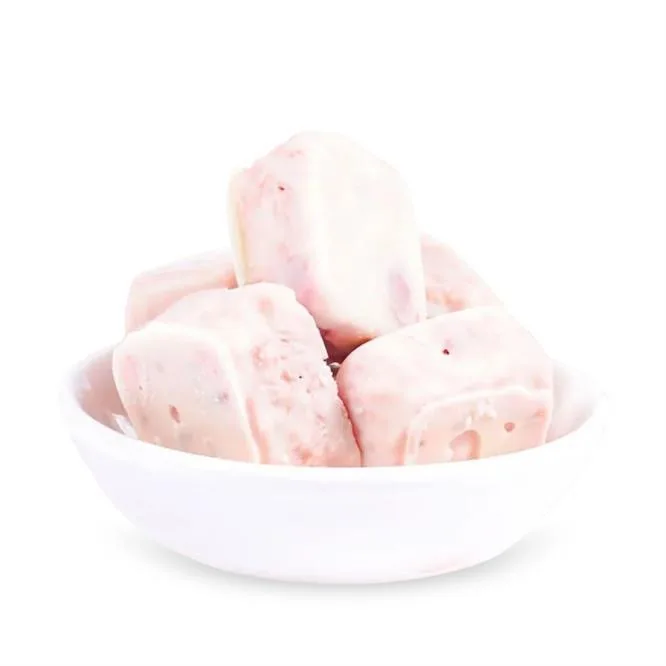 Chaoyouwei yogurt cubes 45g causal snack durian strawberry yellow peach coco flavor chocolate Freeze-dried yogurt cubes