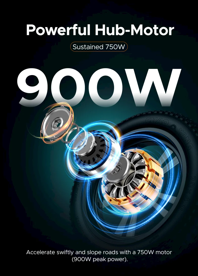 Eu Stock Engwe M20 Electric Hybrid Mountain Bike 20 Inch Electric Bike 48v Lithium Battery E-bike